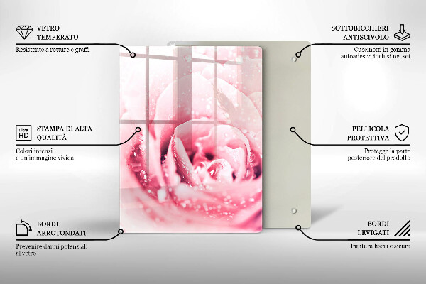 Glas Herdabdeckplatte Dekorative Beizen aus Stein