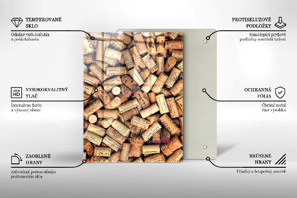 Glas Ceranfeldabdeckung Spritzschutz Löffel mit Gewürzen