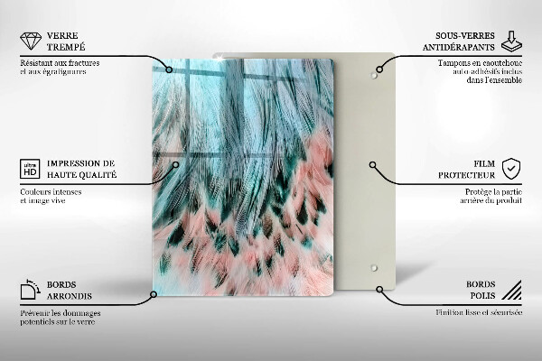 Glas Ceranfeldabdeckung Spritzschutz Rauchige Abstraktion