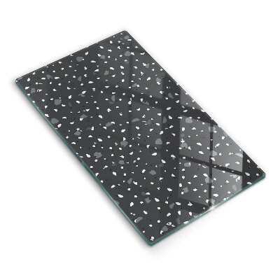 Glas Herdabdeckplatte Dekorativer Stein