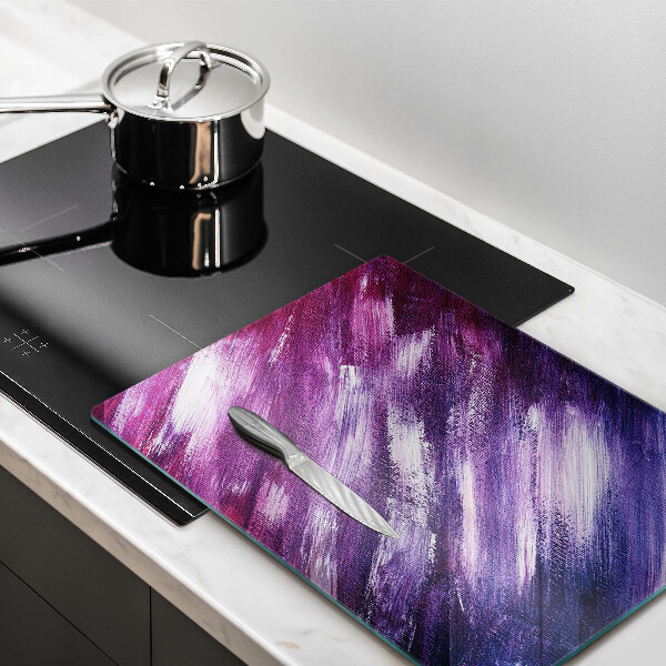 Glas Herdabdeckplatte Abstraktion malen