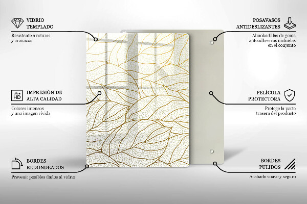 Glas Ceranfeldabdeckung Spritzschutz Abstrakte 3D-Geometrie