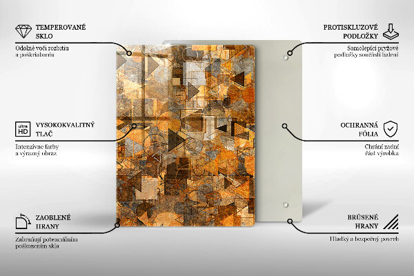 Glas Herdabdeckplatte Wassertropfen