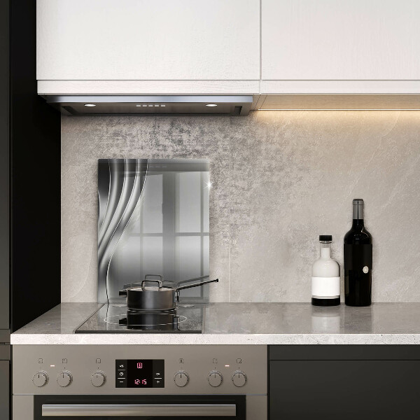 Glas Herdabdeckplatte Metallstruktur