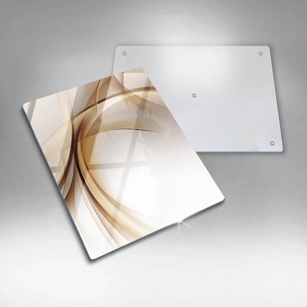 Glas Ceranfeldabdeckung Spritzschutz Abstrakte Formen