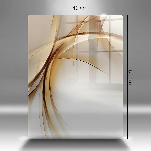 Glas Ceranfeldabdeckung Spritzschutz Abstrakte Formen