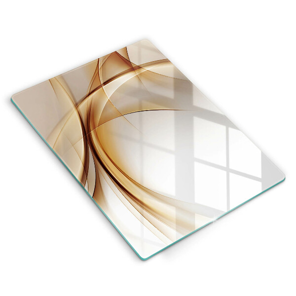 Glas Ceranfeldabdeckung Spritzschutz Abstrakte Formen