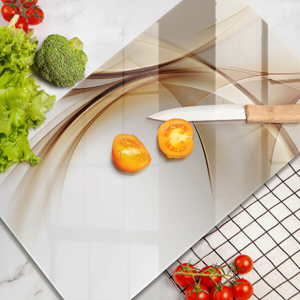 Glas Ceranfeldabdeckung Spritzschutz Abstrakte Formen