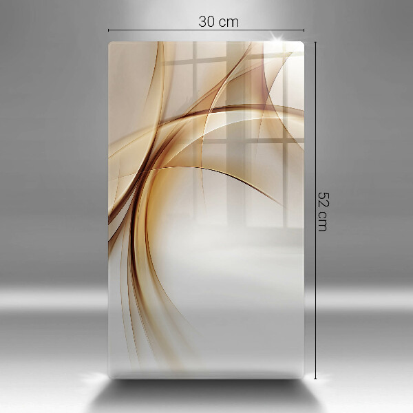 Glas Ceranfeldabdeckung Spritzschutz Abstrakte Formen