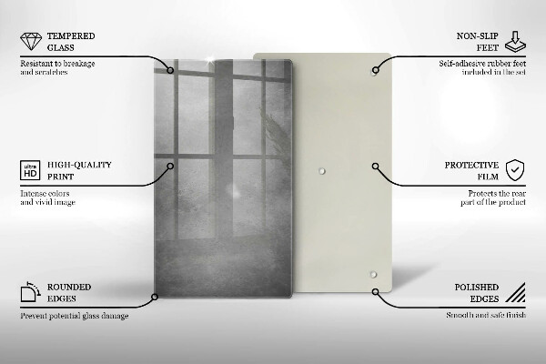 Glas Ceranfeldabdeckung Spritzschutz Betonbeschaffenheitshintergrund