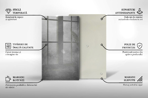 Glas Ceranfeldabdeckung Spritzschutz Betonbeschaffenheitshintergrund