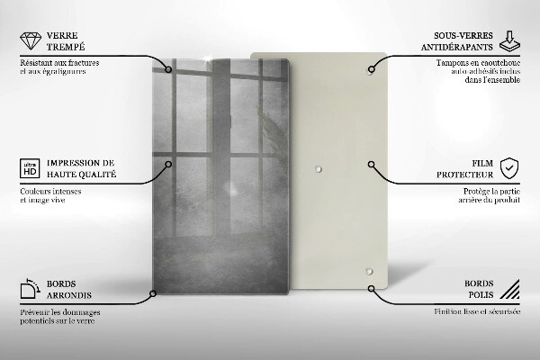 Glas Ceranfeldabdeckung Spritzschutz Betonbeschaffenheitshintergrund