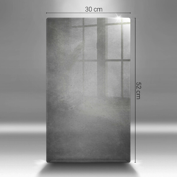 Glas Ceranfeldabdeckung Spritzschutz Betonbeschaffenheitshintergrund