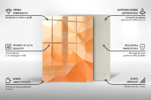 Glas Herdabdeckplatte Marineblaue Abstraktion