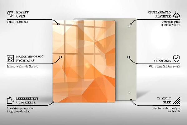 Glas Herdabdeckplatte Marineblaue Abstraktion