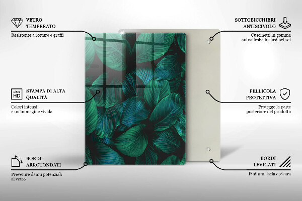 Glas Herdabdeckplatte Textur mit Gold