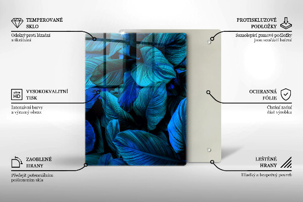 Glas Herdabdeckplatte Helle Holzstruktur