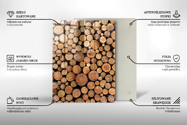 Glas Herdabdeckplatte Die Süße des Kuchens