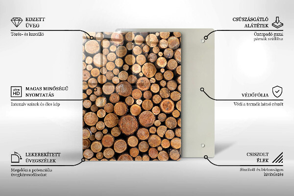 Glas Herdabdeckplatte Die Süße des Kuchens