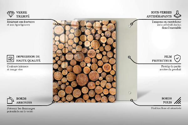 Glas Herdabdeckplatte Die Süße des Kuchens