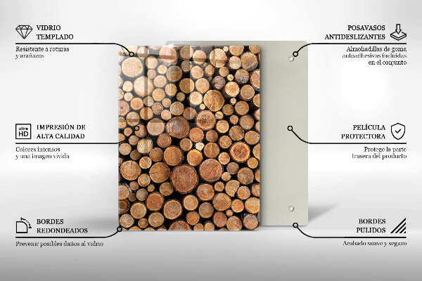 Glas Herdabdeckplatte Die Süße des Kuchens