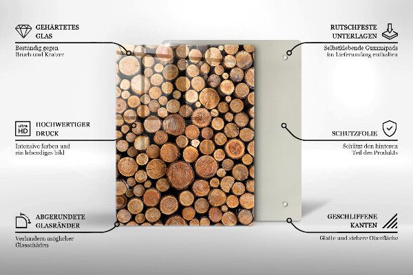 Glas Herdabdeckplatte Die Süße des Kuchens