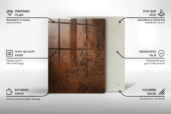 Glas Herdabdeckplatte Weihnachtsdekorationen