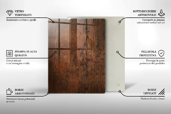 Glas Herdabdeckplatte Weihnachtsdekorationen