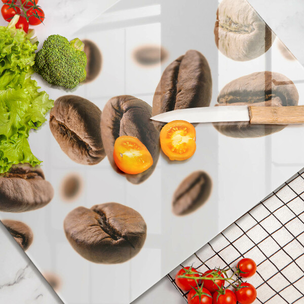 Glas Herdabdeckplatte Kaffeebohnen