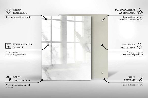 Glas Herdabdeckplatte Kaffeebohnen