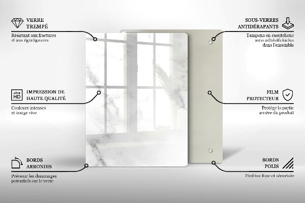 Glas Herdabdeckplatte Kaffeebohnen