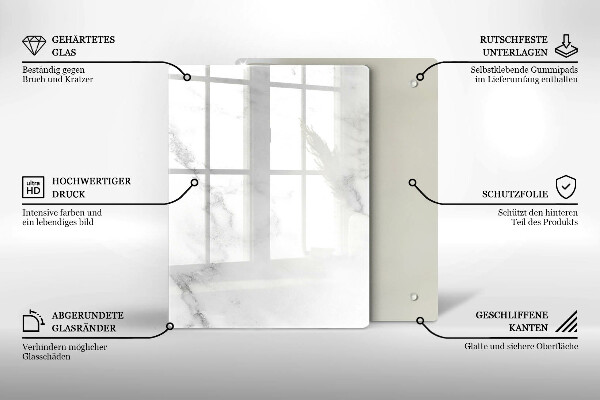 Glas Herdabdeckplatte Kaffeebohnen