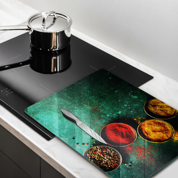 Glas Herdabdeckplatte Orientalische Gewürze