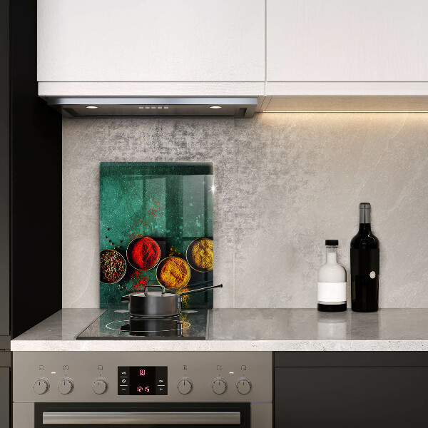 Glas Herdabdeckplatte Orientalische Gewürze