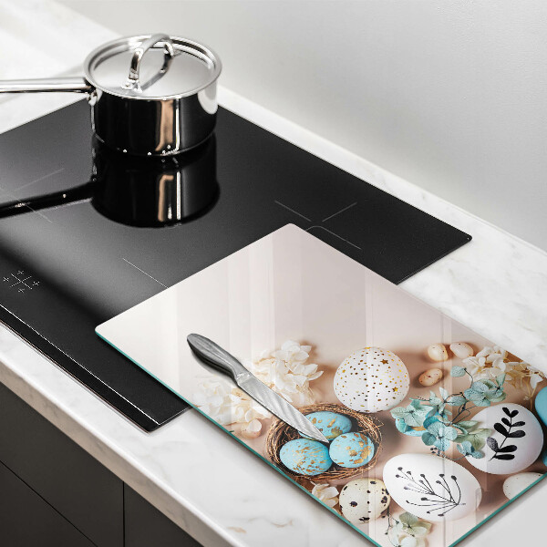 Glas Herdabdeckplatte Osterdekorationen