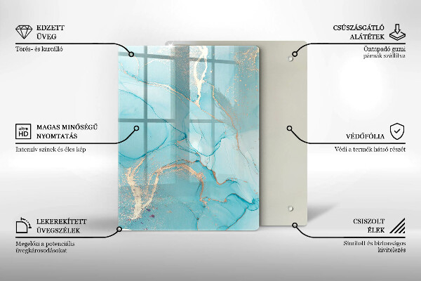 Glas Herdabdeckplatte Osterdekorationen