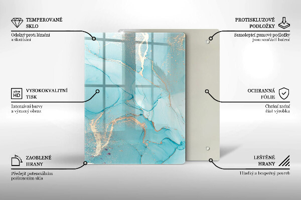 Glas Herdabdeckplatte Osterdekorationen