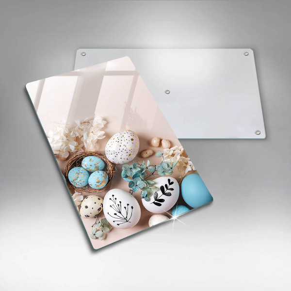 Glas Herdabdeckplatte Osterdekorationen