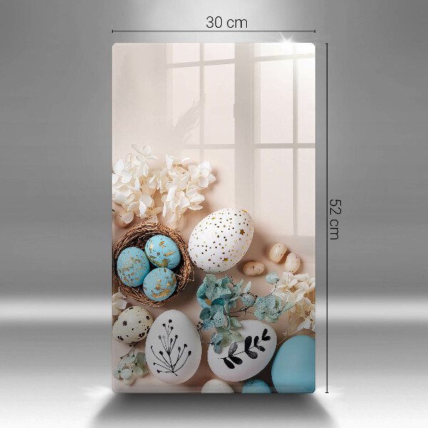 Glas Herdabdeckplatte Osterdekorationen