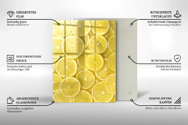 Glas Herdabdeckplatte Bunte Bonbons