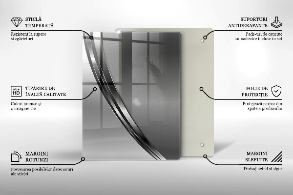 Glas Herdabdeckplatte Bunte Früchte