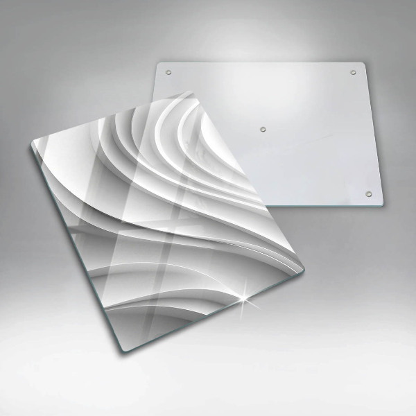 Glas Herdabdeckplatte Geometrische Linien