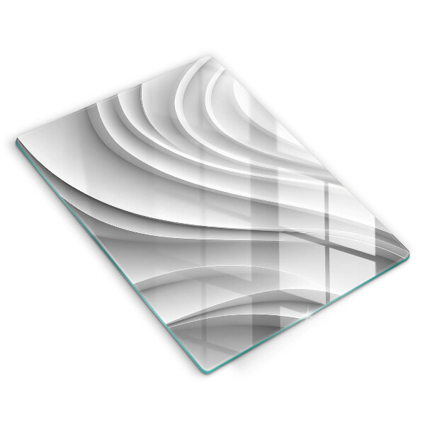 Glas Herdabdeckplatte Geometrische Linien