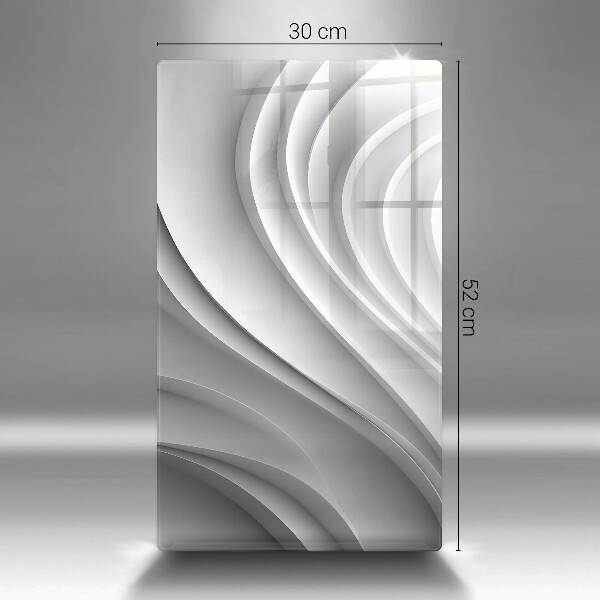 Glas Herdabdeckplatte Geometrische Linien