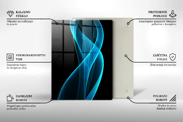 Glas Herdabdeckplatte Nahaufnahme von Kirschen