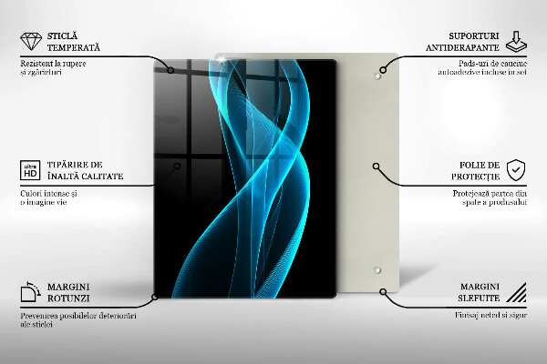 Glas Herdabdeckplatte Nahaufnahme von Kirschen