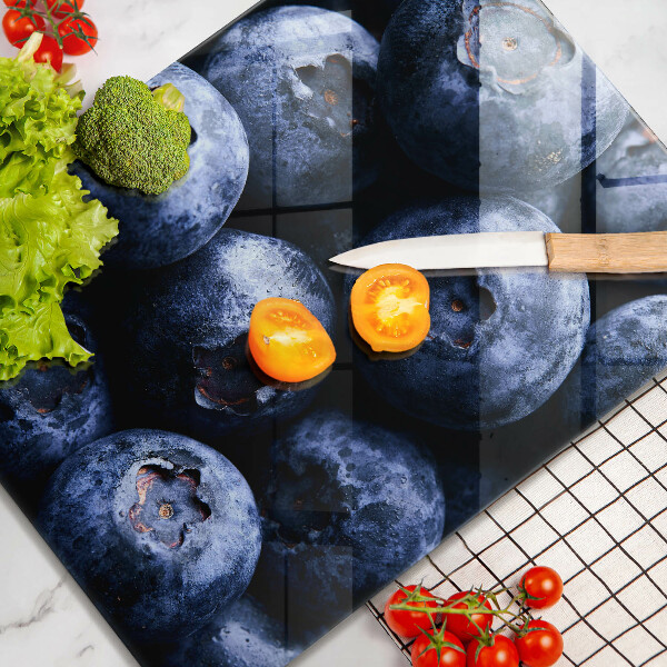 Glas Herdabdeckplatte Nahaufnahme von Beeren