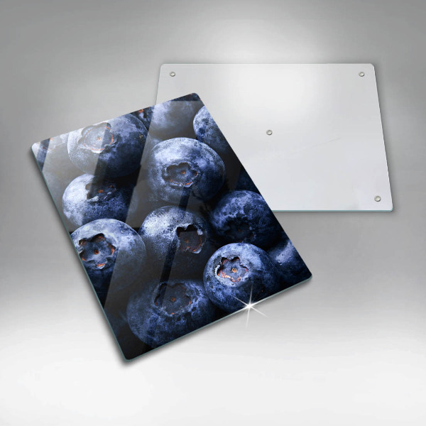 Glas Herdabdeckplatte Nahaufnahme von Beeren