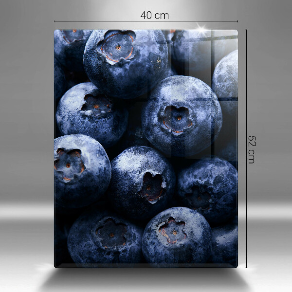 Glas Herdabdeckplatte Nahaufnahme von Beeren