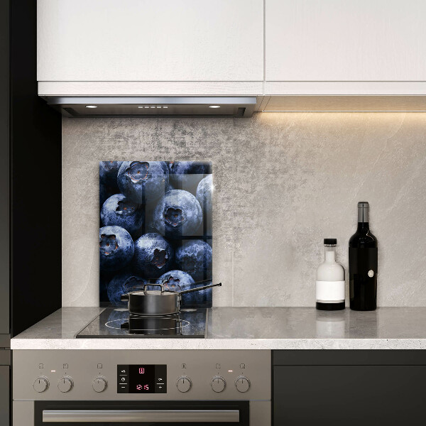 Glas Herdabdeckplatte Nahaufnahme von Beeren